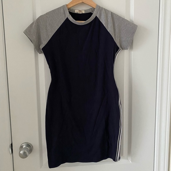 Urban Outfitters Blue Bodycon shirt dress - size small - Picture 1 of 5